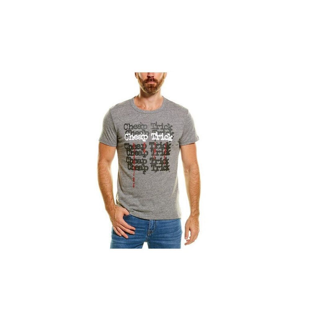 Chaser Men Cheap Trick Short Sleeve Tee Gray Size S